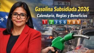 Horario Semanal de Gasolina Subsidiada 2026 en Venezuela - Calendario, Reglas y Beneficios