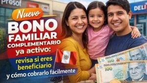 Nuevo Bono Familiar Complementario ya activo: revisa si eres beneficiario y cómo cobrarlo fácilmente