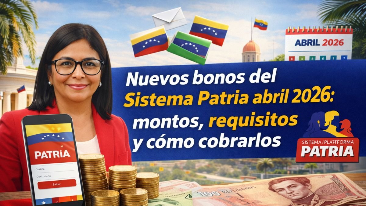Nuevos bonos del Sistema Patria abril 2026: montos, requisitos y cómo cobrarlos